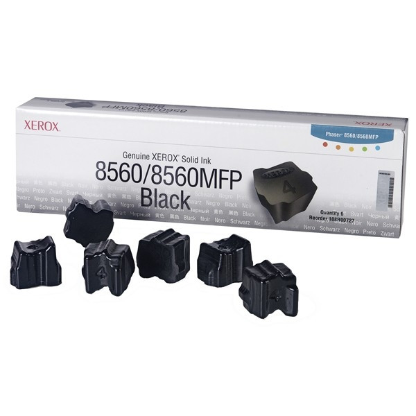 Xerox 108R00727 svart solid ink 6-pack (original) 108R00727 047220 - 1