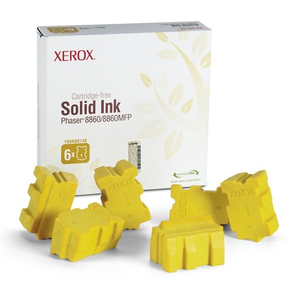 Xerox 108R00748 gul solid ink 6-pack (original) 108R00748 047372 - 1