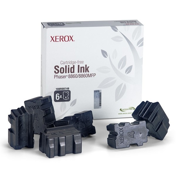 Xerox 108R00749 svart solid ink 6-pack (original) 108R00749 047374 - 1