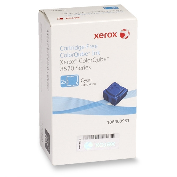 Xerox 108R00931 cyan solid ink 2-pack (original) 108R00931 047586 - 1
