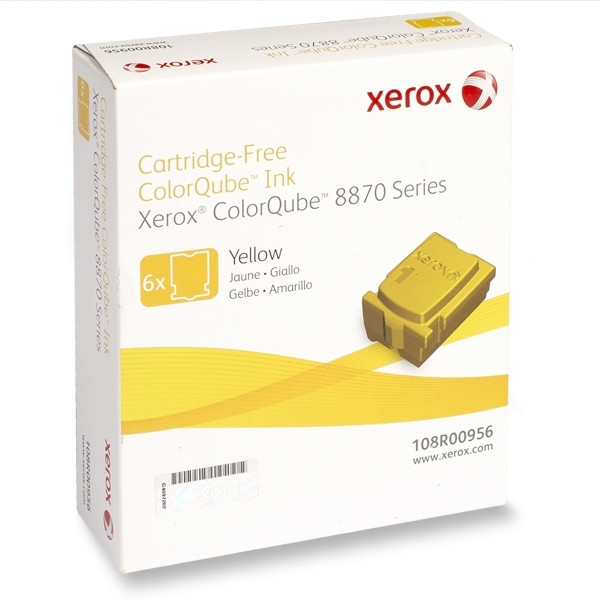 Xerox 108R00956 gul solid ink 6-pack (original) 108R00956 047604 - 1