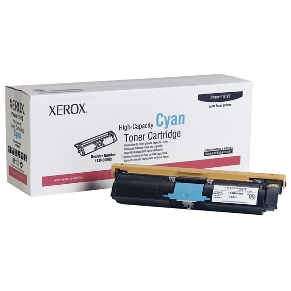 Xerox 113R00693 cyan toner hög kapacitet (original) 113R00693 047100 - 1