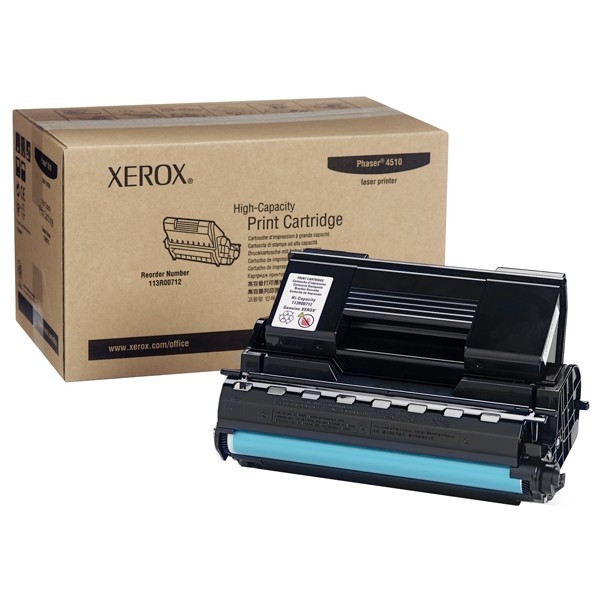Xerox 113R00712 svart toner hög kapacitet (original) 113R00712 047272 - 1