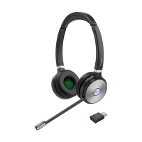 Yealink Headset trådlöst | Yealink WH62 Dual teams | svart WH62DUALTEAMS 510011