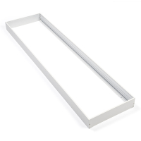 Ytmonterad ram för LED panel 30x120cm | 7cm hög | vit [123ink] 810165L123 LDR08689