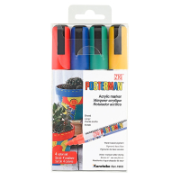 Akrylpenna 6mm | ZIG Posterman basic | 4 färger SE001337