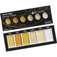 Akvarellfärger | ZIG Gansai Tambi Starry | 6st färger 360049