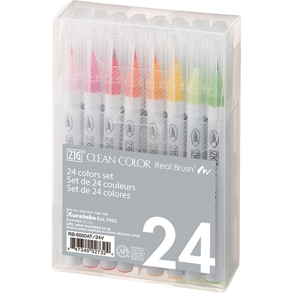 ZIG Clean Color Real Brush | 24st RB-6000AT/24V 360441 - 1