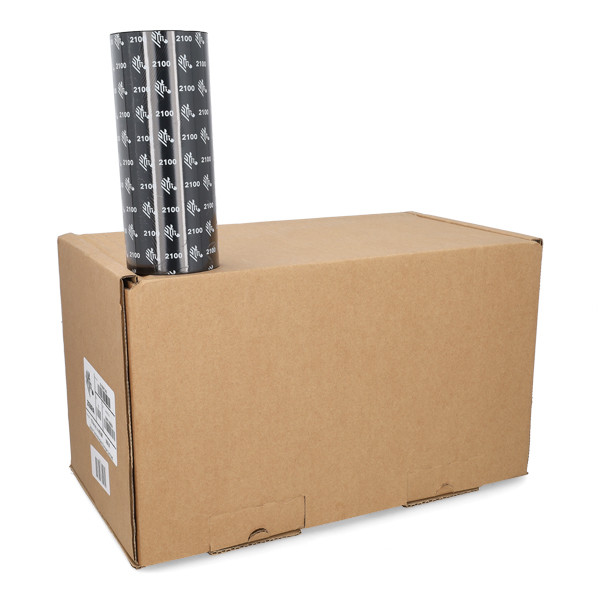 Zebra 2100 Färgband vax | 02100BK17445 | 174mmx450m (ORIGINAL) 12 band 141094 - 1