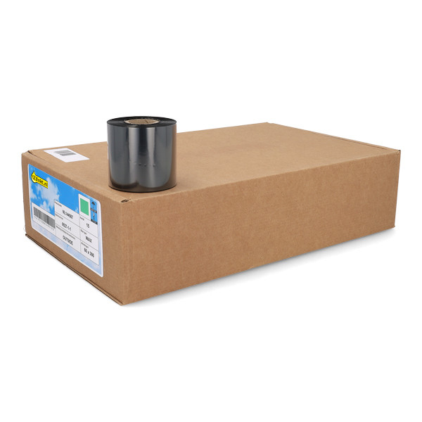 Zebra 2300 Färgband vax | 02300BK06030 | 60mm x 300m (varumärket 123ink) 15 band 144567 - 1