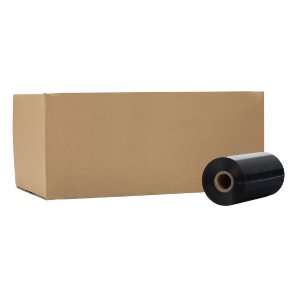Zebra 2300 Färgband vax | 02300BK15645 | 156mm x 450m (varumärket 123ink) 12 band 02300BK15645C 141071 - 1