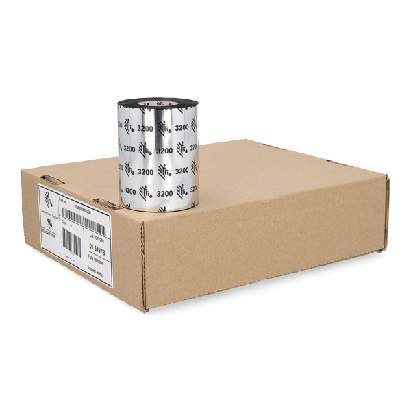Zebra 3200 Färgband vax/resin | 03200BK08330 | 83mmx300m (ORIGINAL) 6 band 144574 - 1