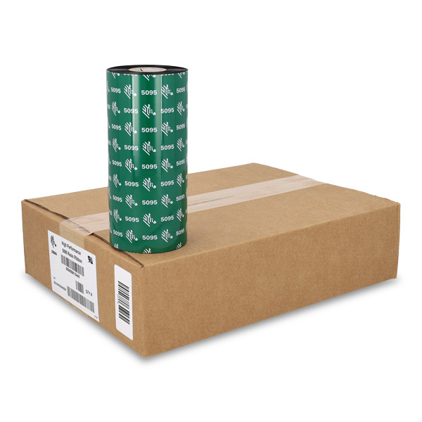 Zebra 5095 Färgband resin | 05095BK15445 | 154mmx450m (ORIGINAL) 6 band 141176 - 1