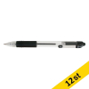 Kulspetspenna | Zebra Z-Grip | svart | 12st 423815 - 1