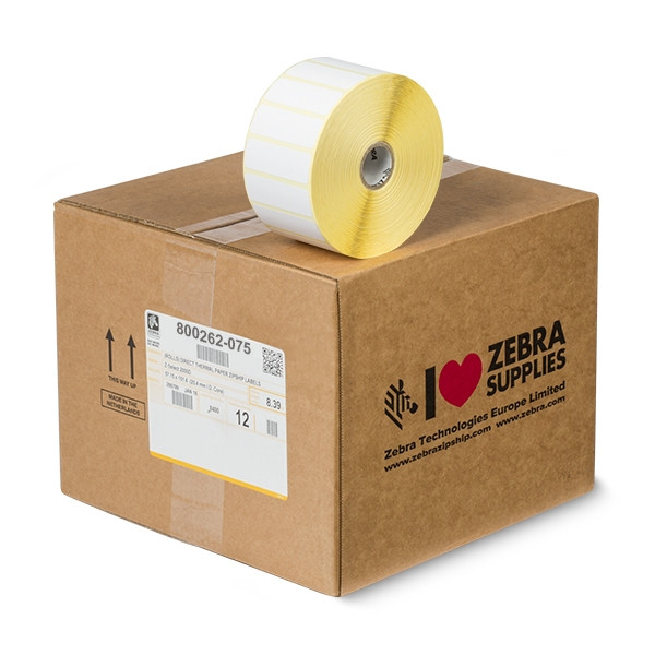 Zebra Z-Select 2000D | 800262-075 | 57x19mm (ORIGINAL) 12st 800262-075 140014 - 1