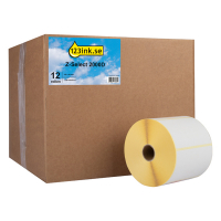 Zebra Z-Select 2000D | 800264-255 | 102x64mm (varumärket 123ink) 12st [13,5kg] 800264-255C 140105
