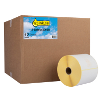 Zebra Z-Select 2000D | 800264-505 | 102x127mm (varumärket 123ink) 12st [13,5kg] 800264-505C 140111