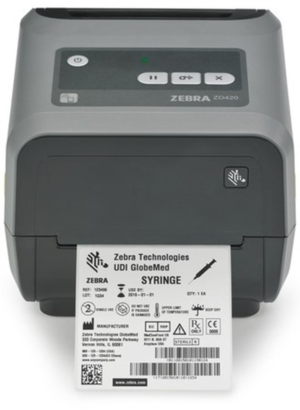 Zebra ZD421d etikettskrivare direct thermal | Bluetooth, USB, WiFi [3kg] 144643 - 2