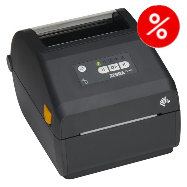 Zebra ZD421d etikettskrivare direct thermal | USB, Bluetooth [3kg]⭐ 847279 - 1