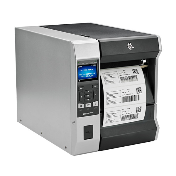Zebra ZT620 industriell etikettskrivare | direct thermal | USB, Bluetooth, Ethernet [26kg] 144680 - 1