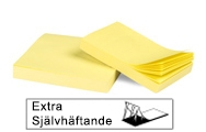 Extra självhäftande Post-it lappar