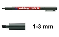 1 - 3 mm (Edding 143B)