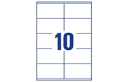 10 per ark (99,1 x 57 mm)