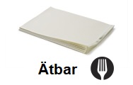 Ätbara pappersark