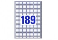 189 per ark (25,4 x 10 mm)