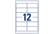 12 per ark (99,1 x 42,3 mm)