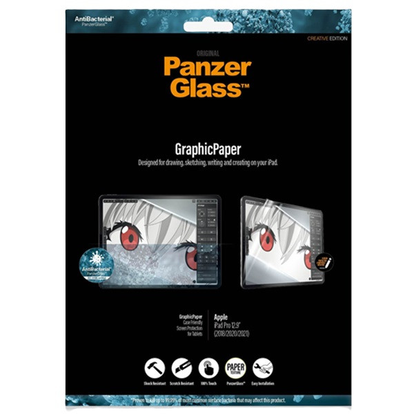 iPad Pro 12.9" (2018/2020) skärmskydd, GraphicPaper, Case Friendly - PanzerGlass⭐ 2735 361169 - 1