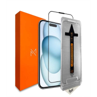 iPhone 15 Pro Max | heltäckande skärmskydd med monteringsram | 1st  500833