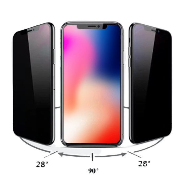 iPhone 15 plus | heltäckande PRIVACY skärmskydd med monteringsram 500859 - 3