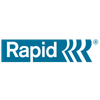 Rapid logga.Texten Rapid på blå bakgrund