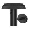 Svart fasadlampa.